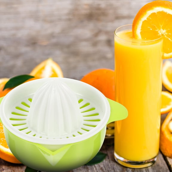 Clispeed 2-Pack Manual Handheld Fruit Juicer Squeezer with Filter Hole, Light Green, Easy to Use for Home and Kitchen