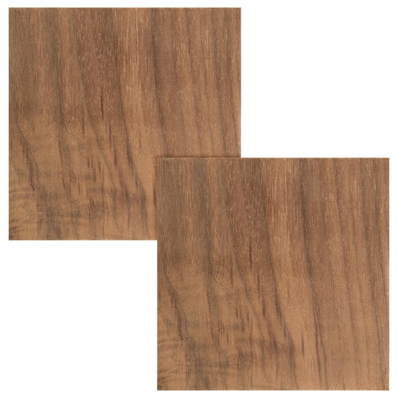 Clispeed 2-Pack Black Walnut Wood Planks for Carving, Natural Smooth Hardwood Blocks for Crafting