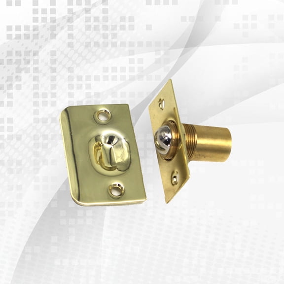 Clispeed Brass Door Latch Catcher, Lightweight and Easy to Install, 2 Pieces for Home Use