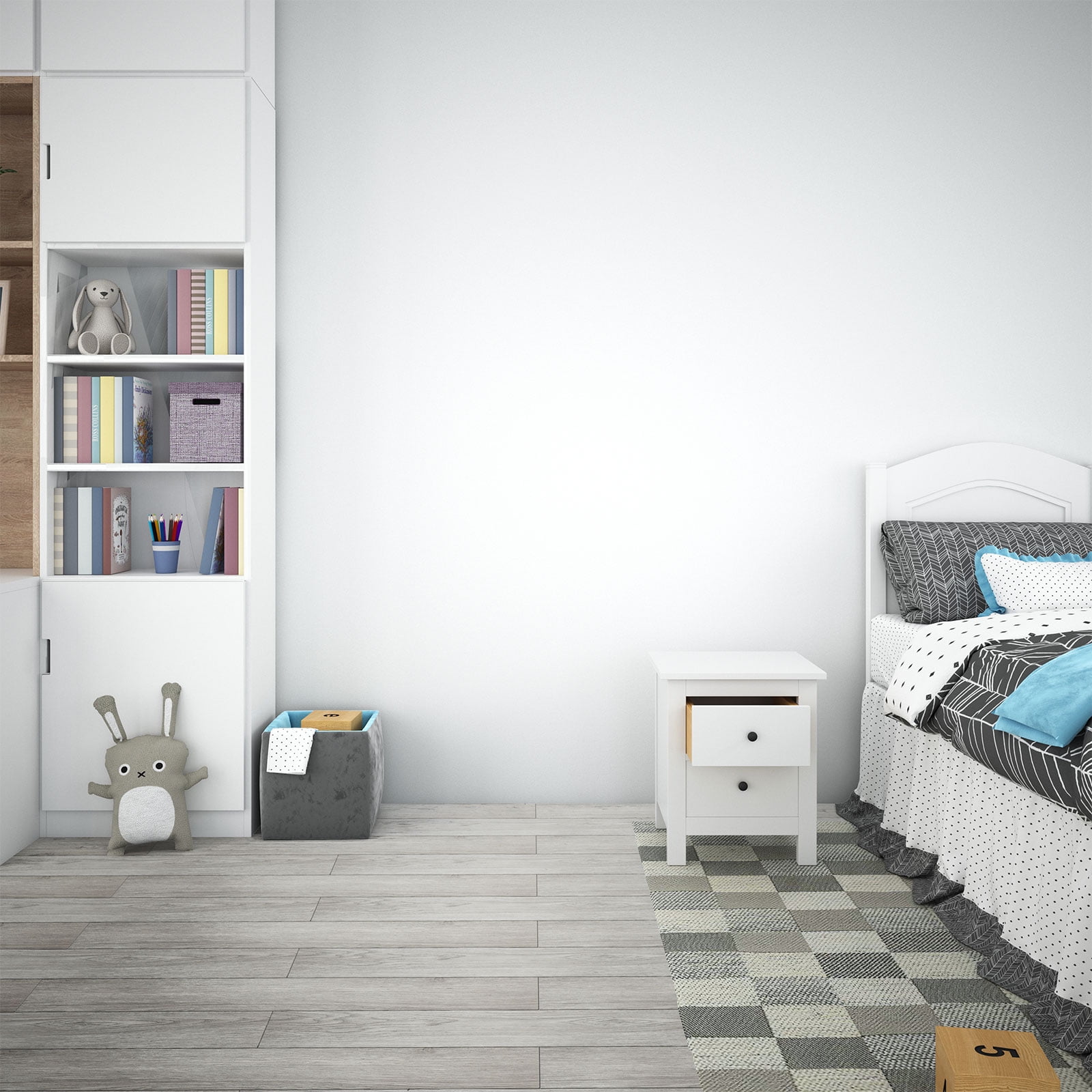 Clispeed 36pcs Laminate Flooring Self-adhesive Floor Thickened Wear-resistant Floor Stickers