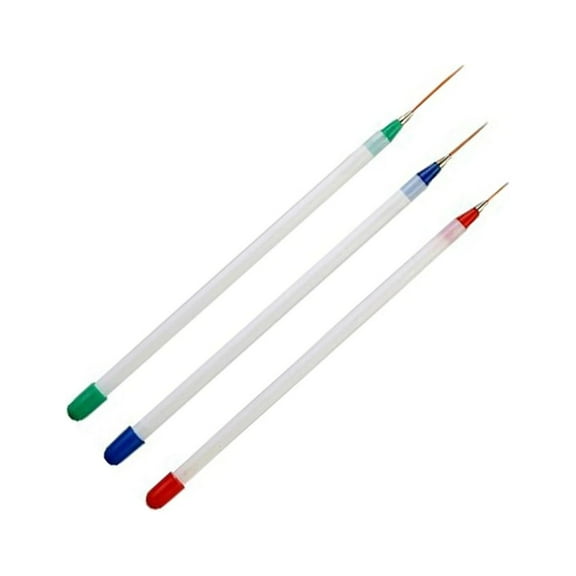 Clispeed Back to School Nail Printing Pen Plastic 3Pcs for Fine Nail Art Work and Design