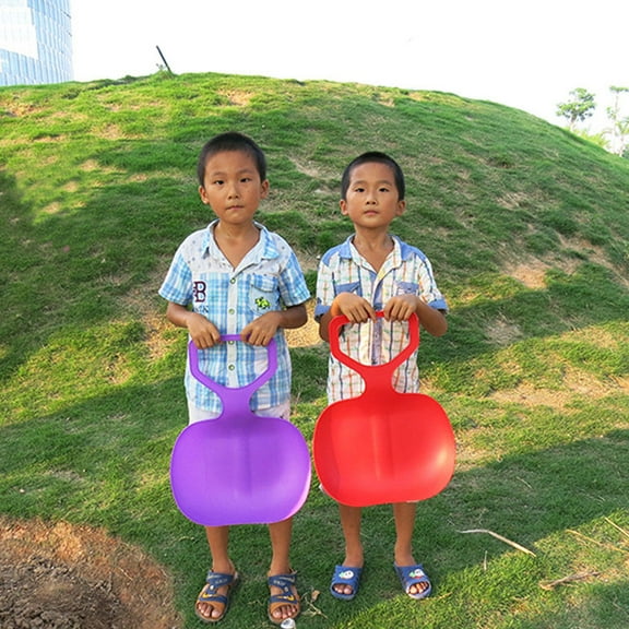 Clispeed 3Pcs Sand Sled Board Plastic Assorted Color Sled Outdoor Activities