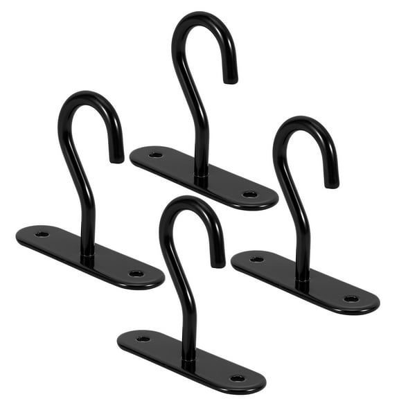 Clispeed Outdoor Hooks For Plants Iron 4 Sets