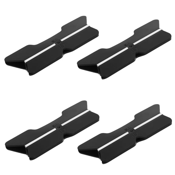 Clispeed Whetstone Angle Guide Black PP for Home Versatile Compatibility 4Pcs