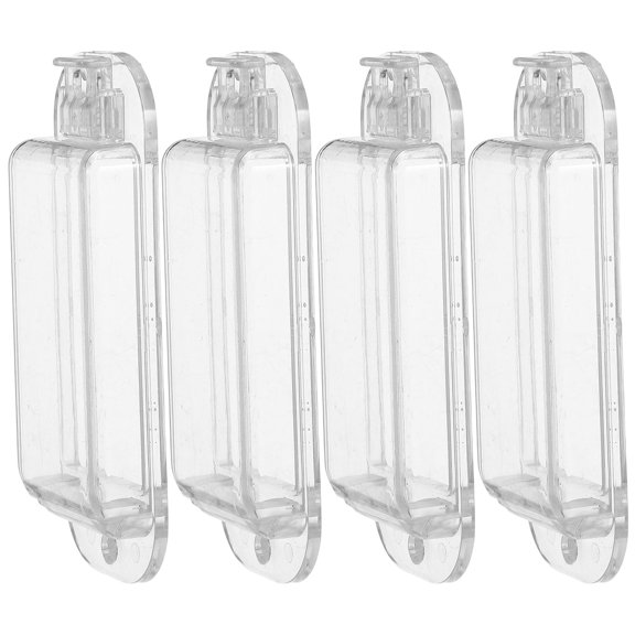 Clispeed Decorative Transparent Switch Plates for Easy Adult Use 4Pcs