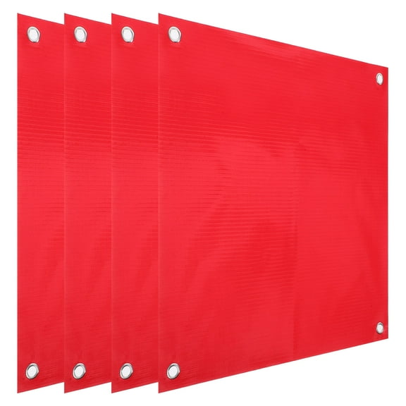 Clispeed warning flags Safety Flag PVC for All Ages in 4pcs