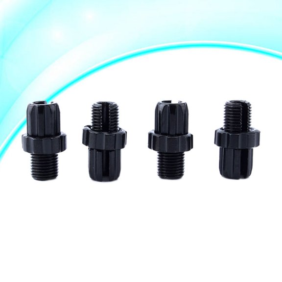 Clispeed 4pcs Bike Adjuster Screw for Aluminium Brake Cable Screw in Black