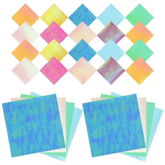 Clispeed 50Pcs Classic Design Origami Paper with Assorted Color for DIY Crafting