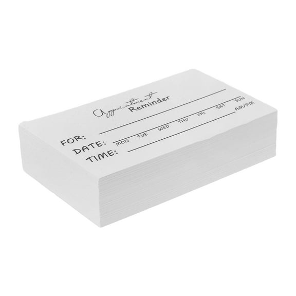 Clispeed Convenient Reminder Cards White Paper for Daily Use  50Pcs
