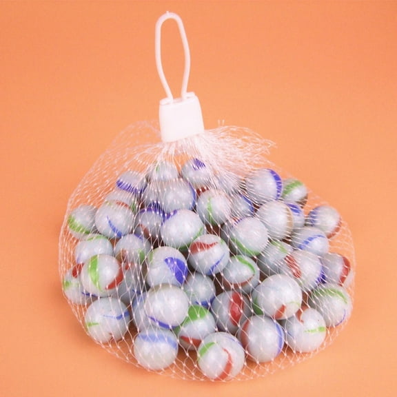 Clispeed Small Marbles Mini 50Pcs 16Mm Glass For Kids Marble Games