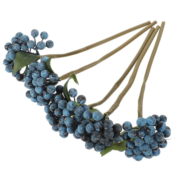 Clispeed PVC Artificial Berry Stems Christmas Decorations for Home Wedding Vase Fillers