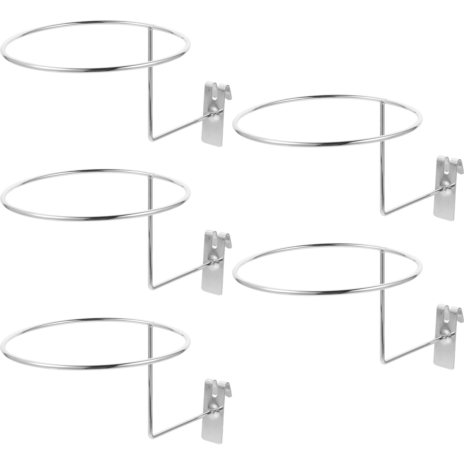 Grid Hat Racks Clispeed 5Pcs Hat Rack with Chrome Plating Process for Home Use Grid ...