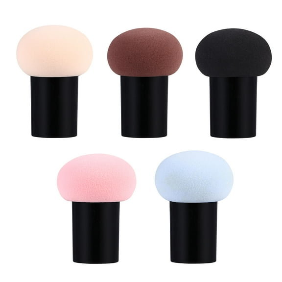 Clispeed Face Powder Puff Powder Assorted Color 5pcs Makeup Foundation