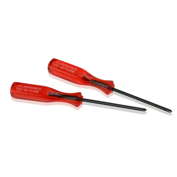 Clispeed 5Pcs Triwing Screwdriver Set Red Y Tip for Precise Game Console Repair Durable