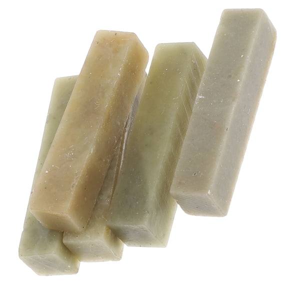 Clispeed 5Pcs Artistic Green Chinese Stone Seals for Home Use and Stamp Making