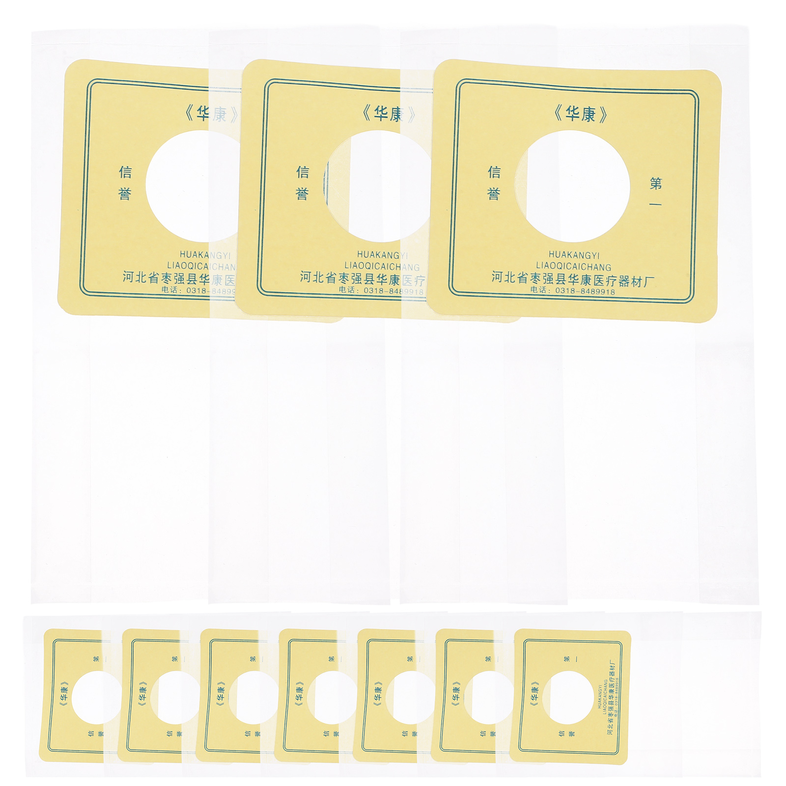 Clispeed 60pcs Disposable Ostomy Bags Transparent Drainable Colostomy Bags for Patients