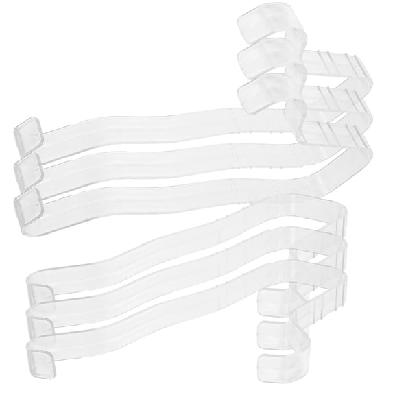 Clispeed Shoe Shaper Inserts White Plastic for Display and Storage 6Pcs