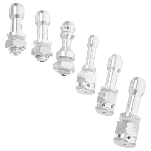Clispeed Pressure Cooker Replacement Parts Plated Silver Aluminum Alloy Firm Materials Precise Venting 6Pcs