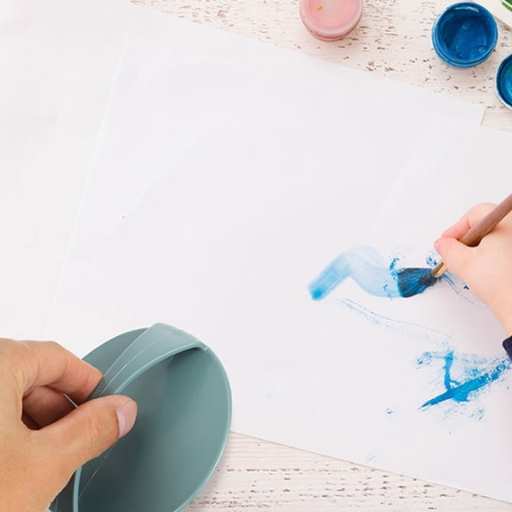 Clispeed 8pcs Rigid Printmaking Kit Blue ABS Material for DIY Enthusiasts Stamping