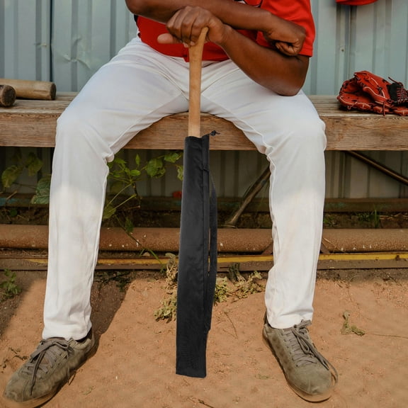 Clispeed Sports Baseball Bat Bag Black with Multi Functional Design Protective Polyester Material
