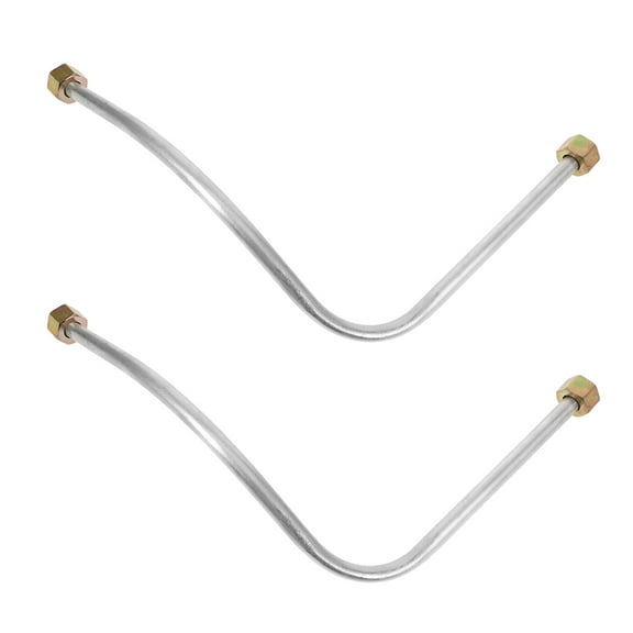 Clispeed Replacement Air Compressor Exhaust Tube Aluminum 2Pcs