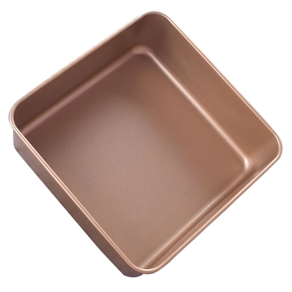 Clispeed Chocolate Carbon Steel Baking Pan for Chiffon Cakes and Cookies