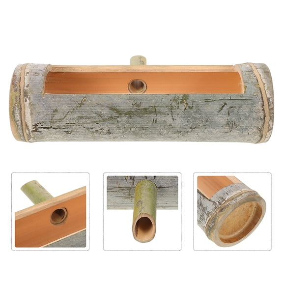 Clispeed Bamboo Water Fountain Japanese Zen Garden Style Bamboo for Aquarium 1Pcs
