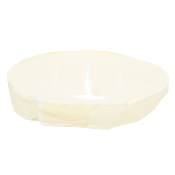 Clispeed Beige Foldable Bathtub Thermal Cover Lightweight Non-Woven Fabric Suitable for Indoor and Outdoor