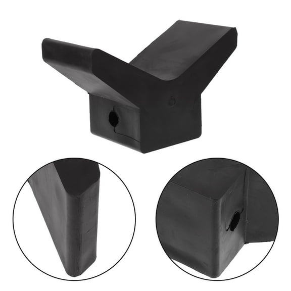 Clispeed Heavy Duty Rubber Bow Stop V Shaped Bumper for Boat Trailer Accessories