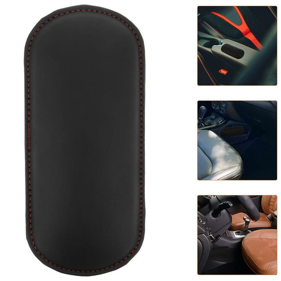 Clispeed Ergonomic Black Car Armrest Cushion for Door and Console Use