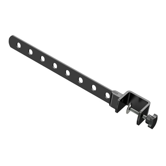 Clispeed Space Saving Black Clip on Clothes Rack for Balcony Laundry and Window Use