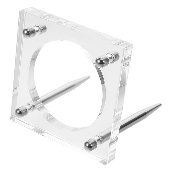 Clispeed Transparent Coin Holder Box for Home Display and Storage Durable Organizer Case