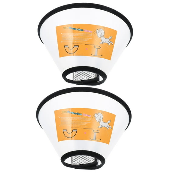 Clispeed Adjustable Pet Recovery Collar Neck Protector Comfortable Protective Cone