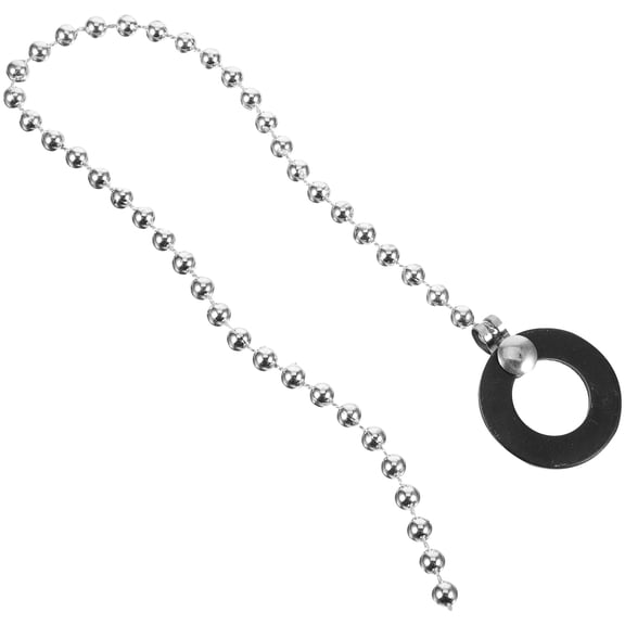 Clispeed Drum Cymbal Chain Black Metal Alloy Cymbal Extension Chain for Musicians