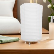 Clispeed Elegant Foldable Paper Lamp White Japanese Style for Home Decor