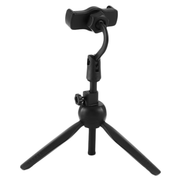 Clispeed Phone Holder 360 Degrees Rotatable Black ABS and Steel Phone Stand for Watching Videos