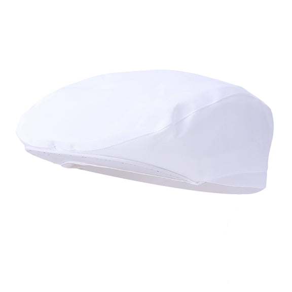 Clispeed White Waiter Hat Stylish Breathable Cap for Baking Catering and Kitchen