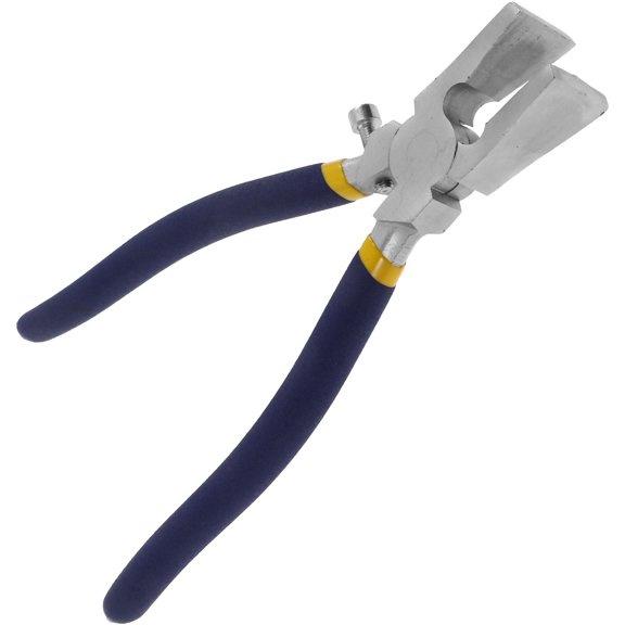 Clispeed Heavy Duty Running Pliers for Glass Work with Flat Jaws and Ergonomic Handle Multi Color