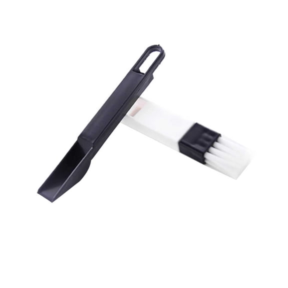 Clispeed Black Keyboard Cleaning Brush with Dustpan for Kitchen and Office