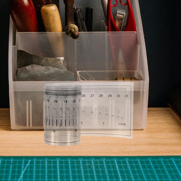 Clispeed Multi Functional Transparent Crack Measuring Ruler with High Accuracy Scale for Defect Detection