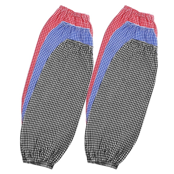 Clispeed 3Pairs Comfortable Cotton Protective Kitchen Arm Oversleeves Oilproof Sleeve Covers