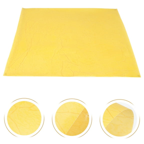 Clispeed Translucent Yellow Lampshade Material with PVC Fireproof Film for Custom Light Covers