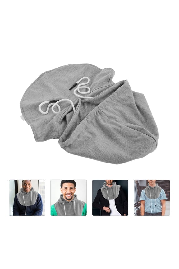 Hooded Fake Collar for Women Cotton 1Pack Layering for Travel