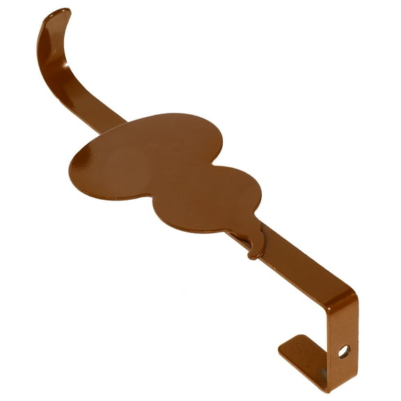 Clispeed Over The Door Coffee Metal Hook for Clothes Robe Keys with Easy No Drill Installation and Modern Design