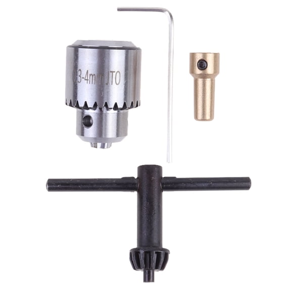Clispeed Woodworking Drill Chuck Set Metal Locking onto and Releasing Drill Bits Assorted Color 1 Set