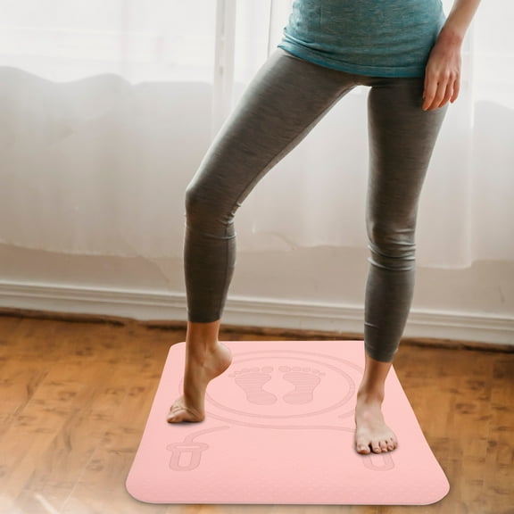 Clispeed Indoor Exercise Sports Mat TPE Pink Joint Support 1Pack