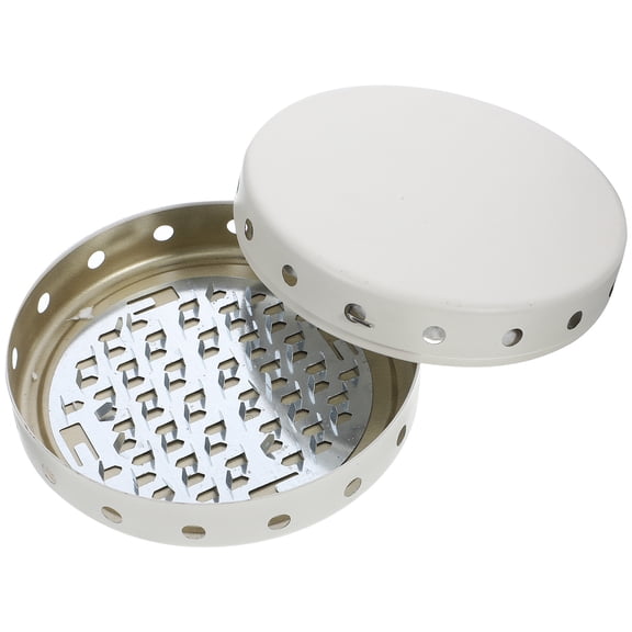 Clispeed Stainless Steel Holder Box for Home with Lid and Hollow Design for Kitchen Use