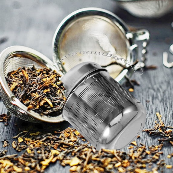 Clispeed Reusable Stainless Steel Tea Infuser with Fine Mesh for Loose Leaf Tea