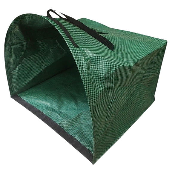 Clispeed Green Leaf Bag Holder with Folding Design for Efficient Outdoor Cleanup