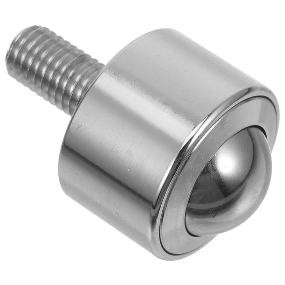 Clispeed Glider Rocker Bearings Threaded Ball Transfer Bearing Caster Roller Steel for Machine Operators 1Pack